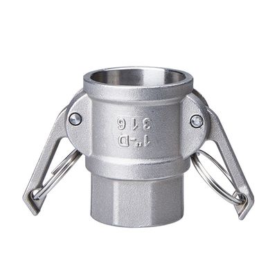 Op maat gemaakte SS 304 316 D-type Camlock Quick Connectors voor watergas olie NPT BSP 1/4"-4