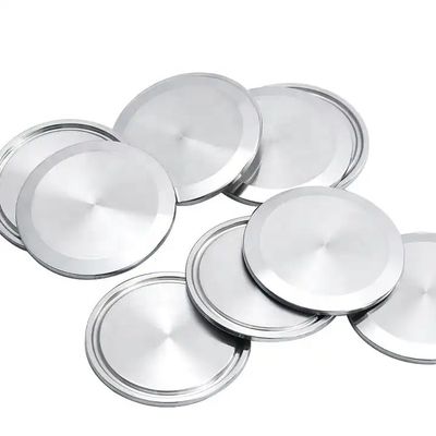 Gepersonaliseerde blinde plaat 316 roestvrij staal sanitaire Chuck Clamp Plug Pipe Plug