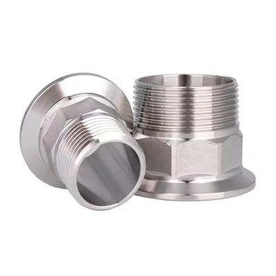Sanitair roestvrij staal SS304/SS316L Tri Clamp Hex Nipple Thread Ferrule