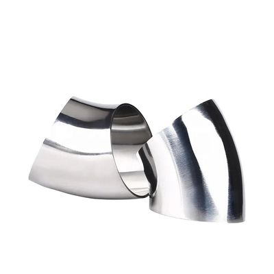 Sanitaire lasverbinding gesmeed SS304 316L 45 graden elleboog voor olie water gas melk