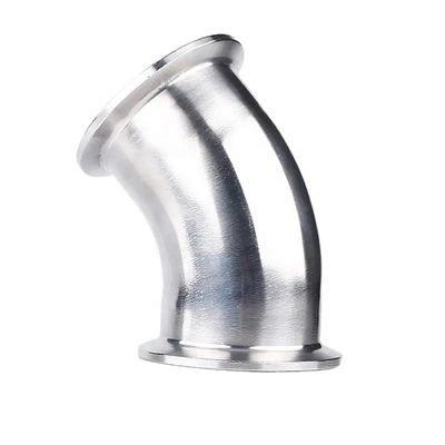 304 316 roestvrij staal 45 graden snelle montage Elbow Sanitaire klem Elbow 3A DIN