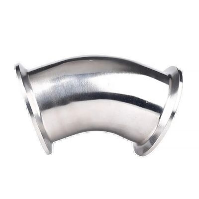 304 316 roestvrij staal 45 graden snelle montage Elbow Sanitaire klem Elbow 3A DIN