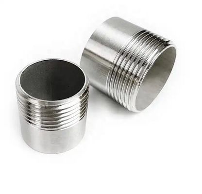SS304 Gedrukt één-einde verbinding NPT BSPP BSPT G Gedrukt 2-1/2" giet