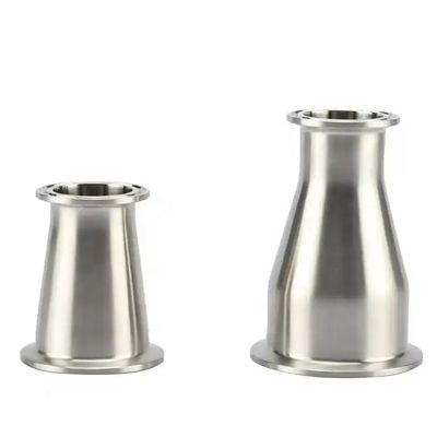 Verminderaar SS304/316 materiaalovergang 3A DIN maat 1/4''-6