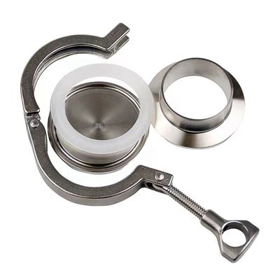 Roestvrij staal 304 316 Clamp Blind Plate Sleeve DN6-DN200