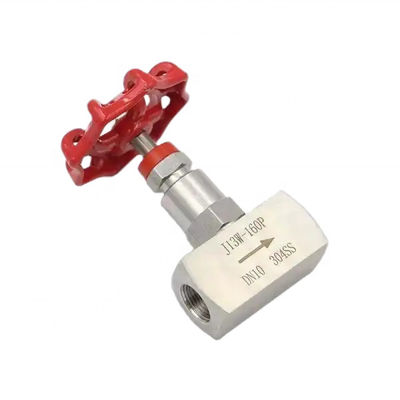Zilver 304 316 roestvrij staal J13W-160P Naaldklep Interne draad Naaldklep
