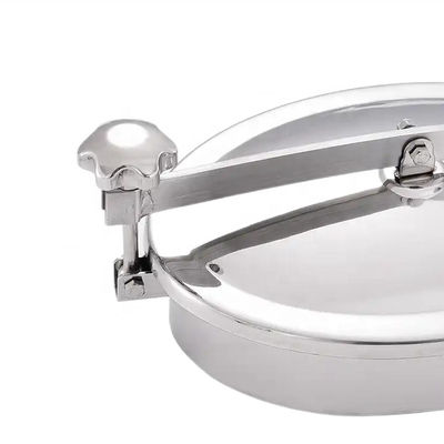 304 316 Sanitair hoekdek van roestvrij staal voor wijnblikken Handgat Ronde vorm