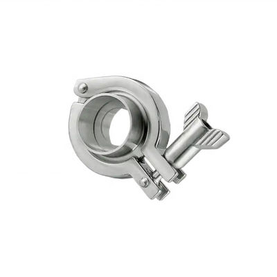 Roestvrij staal 304 316 Clamp Single Pin Sanitary Tri Clamp Gesmeed verbinding