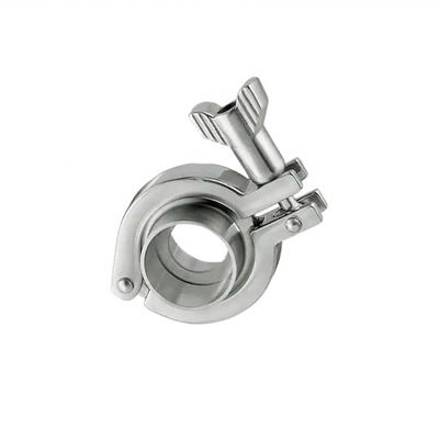 Roestvrij staal 304 316 Clamp Single Pin Sanitary Tri Clamp Gesmeed verbinding