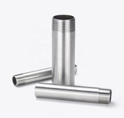 304 roestvrij staal buis aansluiting Las Nippel koppeling connector voor water olie Air zilver