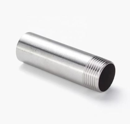 304 roestvrij staal buis aansluiting Las Nippel koppeling connector voor water olie Air zilver