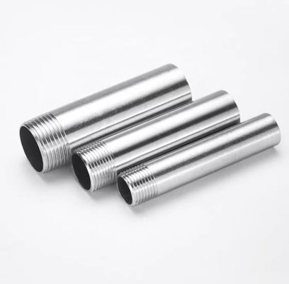 304 roestvrij staal buis aansluiting Las Nippel koppeling connector voor water olie Air zilver